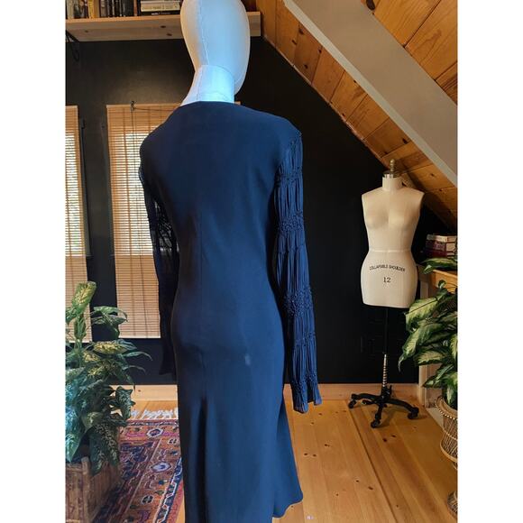 Vintage little black dress Sequin Sleeves - Picture 6 of 9